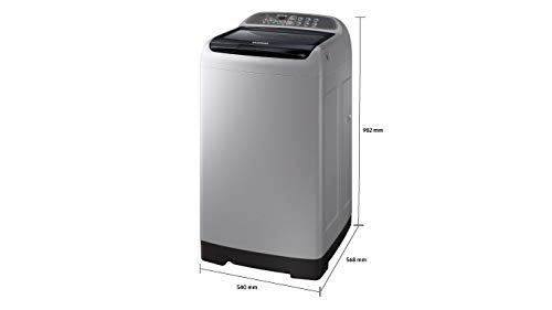 Image of Samsung 6.5 Kg Inverter 3 star Fully-Automatic Top Loading Washing Machine (WA65M4001HA /TL, Imperial Silver, wobble technology)