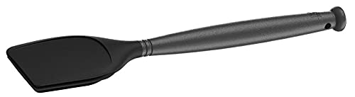 Sabatier Nylon Spatula With Silicone Head, 12-Inch, Black/Gray #TOP2