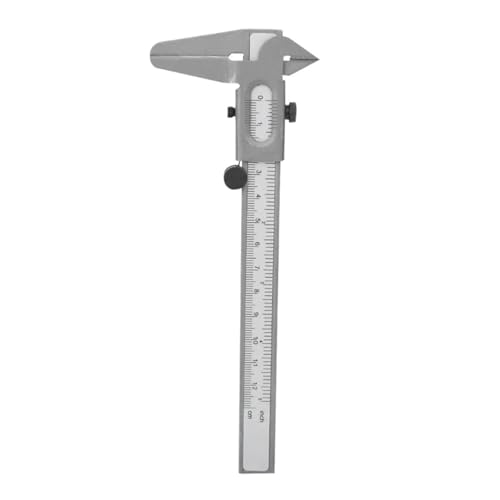 Herramienta medición duradera escala doble calibrador vernier 120mm