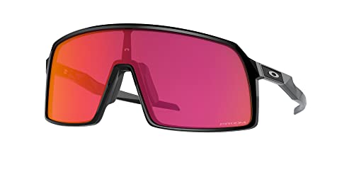 Oakley OO9406 - Paquete de lentes de sol OO 9406 SUTRO 940692 negro pulido y correa negra grande kit de accesorios, Negro pulido, 37/137/140