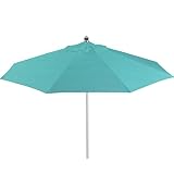 AMAURI OUTDOOR LIVING 9ft Sunbrella Universal Patio Umbrella Replacement Canopy Cover (Sunbrella- Aruba)