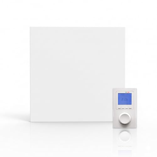 THERMOTEC LUMERA Infrarotheizung mit X3D Thermostat- Heizpaneel für Wand & Decke- Made in Germany (400 Watt)