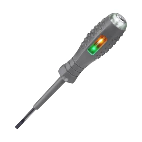 Detector De Electricidad Para Destornilladores - Pluma Probador De Voltaje 2 En 1 | Probador De Circuito Multifuncional, Conjunto De Probadores De Potencia De Destornillador De Pantalla Brillante