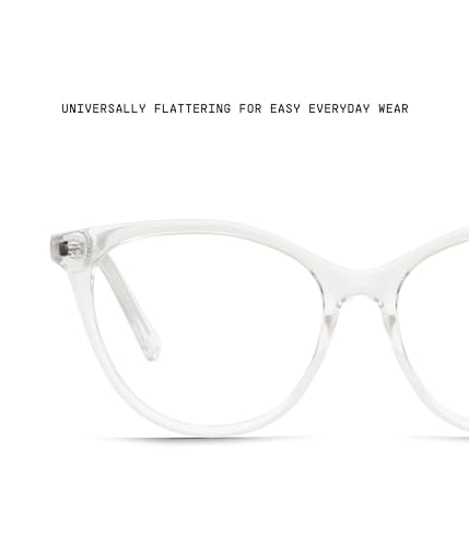 Quay - Women's Blue Light Glasses, Oversized Cat Eye Frame, Eyewear for Screen Time Protection (All Nighter)3