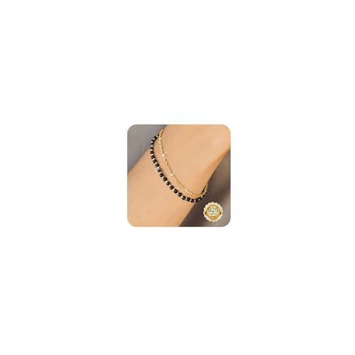 Bracelet en pierre naturelle réglable contre le ternissement