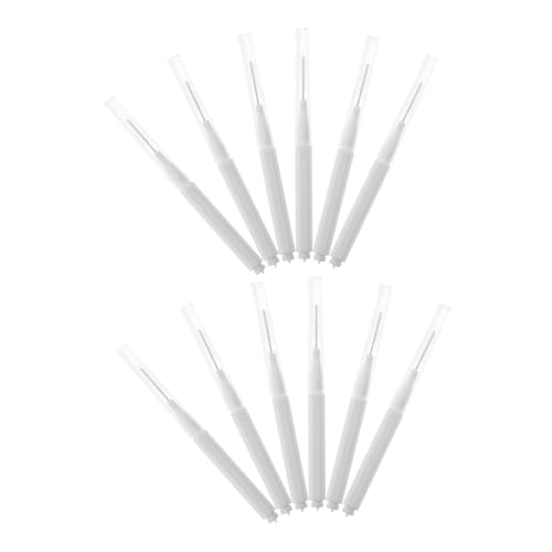 NOLITOY 12 Stück Interdentalbürsten Set Weiß