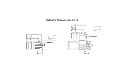 Sabeu FLUXX Zapfhahn Auslaufhahn Ausgießhahn Ablasshahn einfaches, schnelles und sauberes Umfüllen von Flüssigkeiten (Zapfhahn AH13/38)