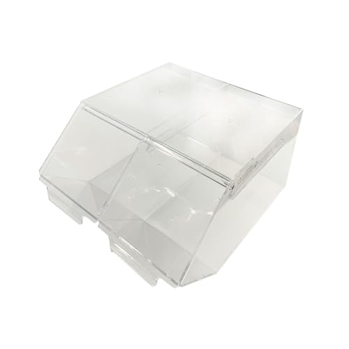 ✔️ La trasparenza del plexiglass consente di vedere il contenuto dell'espositore.