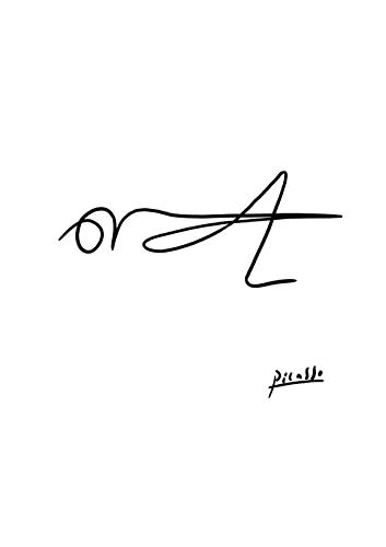 Affiche Picasso Sauterelle petit format mat encadré pour décoration murale
