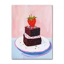Impression sur toile chocolat chaud affiche cuisine moderne sans cadre 50x70 - 3
