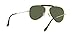 Ray-Ban Unisex RB3029 Outdoorsman II Aviator Sunglasses, Gold/G-15 Green, 62 mm