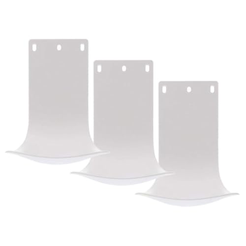 Bandeja de goteo de ABS resistente Angoily en color blanco para protección de lavabos 2