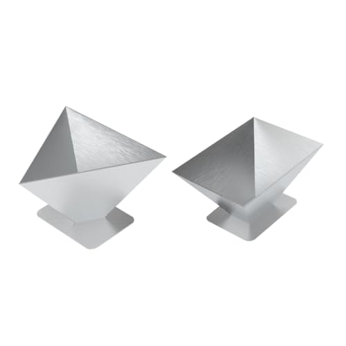 FUNOMOCYA 2pcs Mold Kitchen Cooking Mold Dumpling Maker Sushi Maker Mold Sushi Making Tool Musubi Molds DIY Triangular Rice Mould Gadget Food Mold Kitchen Mold Silver Stainless Steel