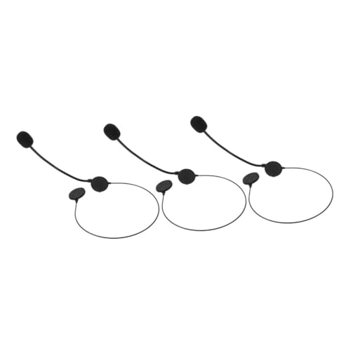 Abaodam 3 Pezzi Microfono Cuffia Giocattolo Accessorio Costume Cosplay Cuffia Microfono Per Halloween e Feste Tema Fattura e Sensazione Al Contatto