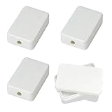KRFWGUU 4 Pezzi Scatola Derivazione 55X35X15Mm Abs Bianca, Mini Scatola Di Derivaziones Compatta Di Giunzione Elettrica, Per Elettronica Per Laboratorio