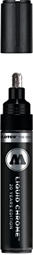 Molotow Liquid Chrome Alcohol-Based Pump Marker For High-Gloss Mirrored Effects, 5Mm, 1 Each (703.104) #TOP29