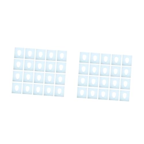 Cojín de inodoro desechable impermeable PRETYZOOM de 40 piezas para viaje 7