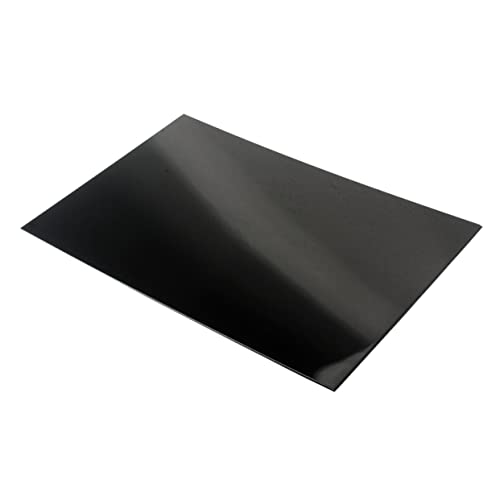 Yardwe Self Adhesive Acoustic Guitar Pickguard Material Sheet Ply Blank Pickguard for DIY Non Deformation and Scratch Resistant for Guitar and Bass