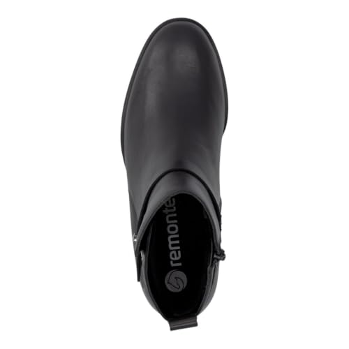Remonte Damskie botki D3u72, czarny, 44 EU