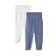 2pcs White Blue