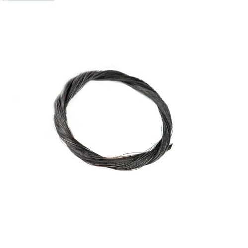 Violinbogen Pferdehaar Weißes oder schwarzes Bogenhaar für Bratsche Violinbogen Mongolei Rosshaar 4/4-1/8 Violine Geigenzubehör (Color : 1-8 Violin Black)