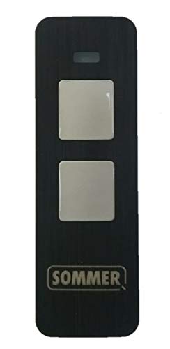 Sommer 2-Command Transmitter Pearl Twin S10019-00001, Black, 79 x 26 x 13 mm