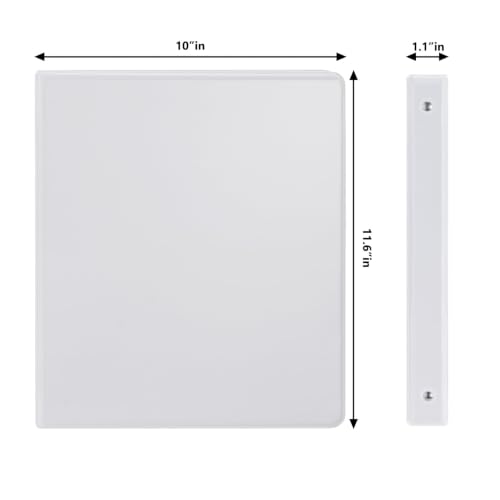 Image of COMIX Sturdy 3 Ring Binder 0.5 Inch with Clear View Cover
