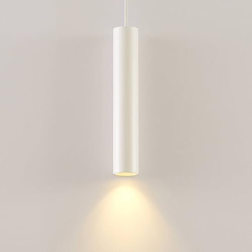 Arcchio Ejona Pendelleuchte Modern Weiß Aluminium 1 flammig GU10 - Deckenlampe Esstischlampe Hängelampe Flurleuchte