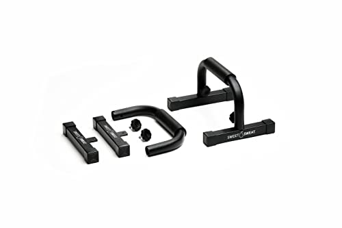 Sports Research Barras de flexão Sweet Sweat duráveis, antiderrapantes com aderência confortável – E