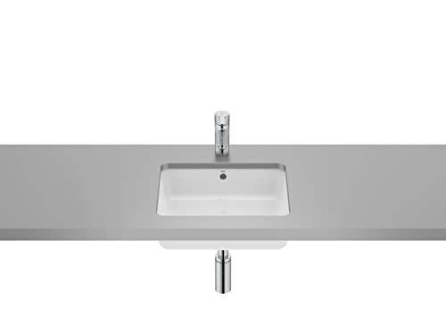 Roca A3270YE000 Lavabo The Gap Square 400x350x160mm Porcelana Bajo Encimera Color Blanco