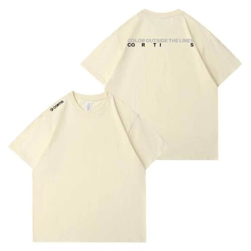 sunlelekz CORTIS Color Outside The Lines Album T-Shirt Cotton Shirt (sty1,Large)