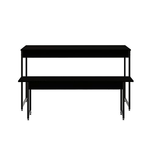Conjunto Mesa de Jantar com 1 Banco Estilo Industrial Active Yescasa