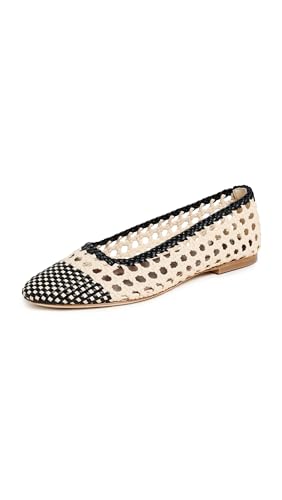 STAUD Women's Nell Crochet Ballerina Flats