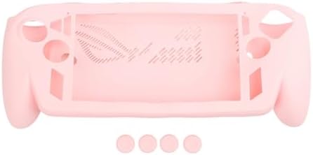 Xbox Konsolu için Koruyucu Silikon Kılıf ROG Ally-X Uyumluluğu İçin Güvenilir Oyun Sistemi Savunması için Darbeye Dayanıklı Tasarım (Pembe) - Görsel 2