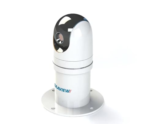 Image of Vertical Camera & Searchlight Mount | 8 inch Base | Concealed Cable Routing