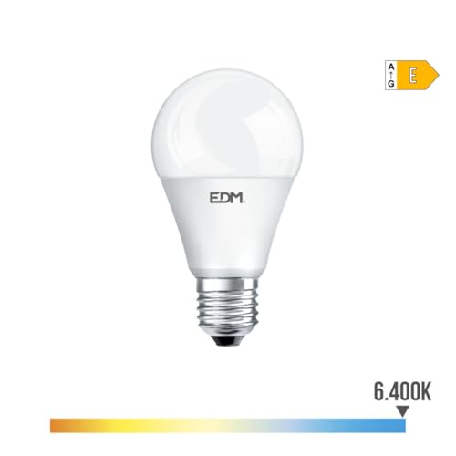 Edm Bombilla Standard Led E27 20W 2100Lm 6400K Luz Fria Ø6,5X12,5Cm - 3