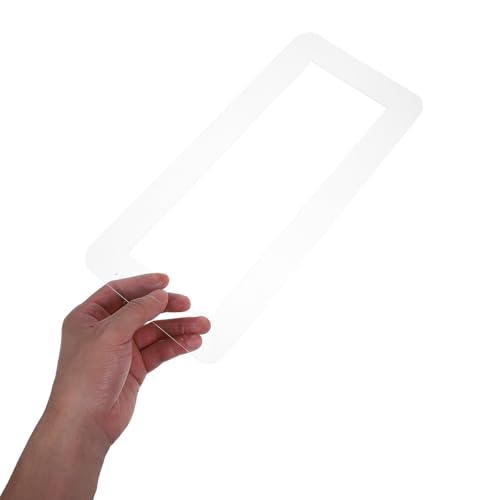 Interruptor de luz tipo 86 con cubierta acrílica de 3 gangas transparente para pared 5