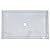 PROFLO PFSBA6036 Hammond 60" x 36" Rectangular Shower Base with Single Threshold and Center Drain - White
