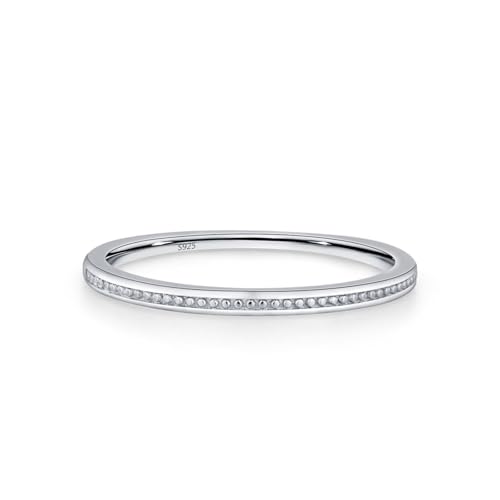 Bague en argent 925 pour femme modèle simple à pois chic