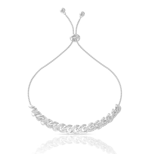 Image of 925 Sterling Silver Adjustable Bracelet for Women | Minimal Fashion Jewellery for Daily Wear
