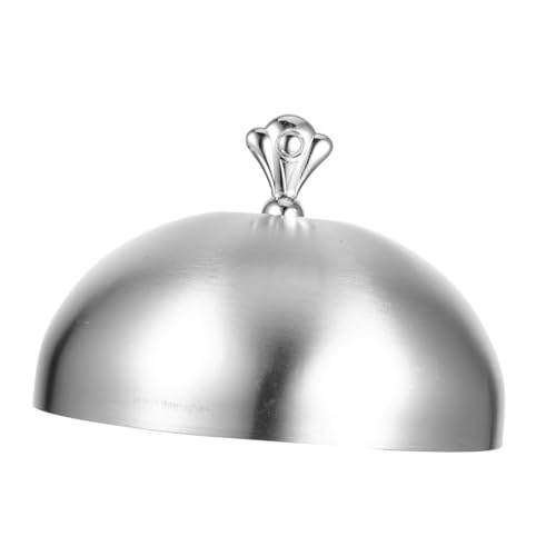 Garneck Hotelgebrauch Edelstahl Lebensmittel Deckel Teller Abdeckung Krone Knopf -öl Lebensmittel Abdeckung Zelt
