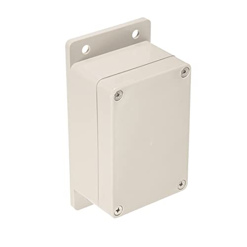 Uxcell 3.9"X2.67"X2"(100Mmx68Mmx50Mm) Abs Junction Box Universal Electric Project Enclosure W Mounting Fixed Hole #TOP5