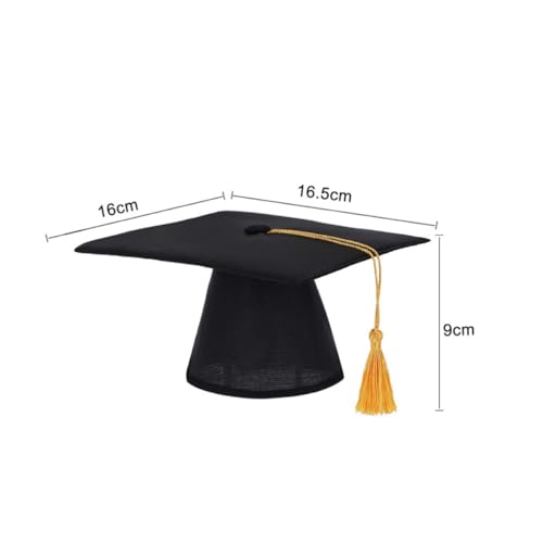 Disfraz gorro y pajarita para perro en negro miniatura 4