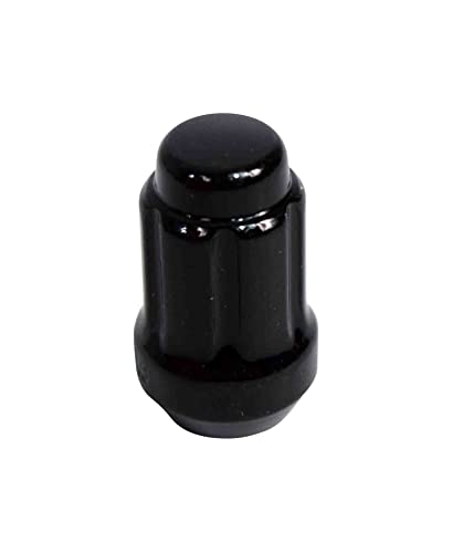 Image of MASSFX Golf Cart Lug Nuts Full Set 16 Count for E-Z-Go Club Car Yamaha EZGO (L35MM 12X1.5, Black)