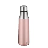 alfi City Bottle 500ml - Isolierflasche aus Edelstahl, Rose