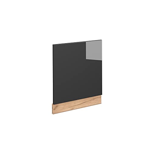 Vicco Frontblende Fame-Line, Anthrazit Hochglanz, 60 cm ohne Arbeitsplatte, zur Kombination mit weiteren Modulen der Fame-Line Serie