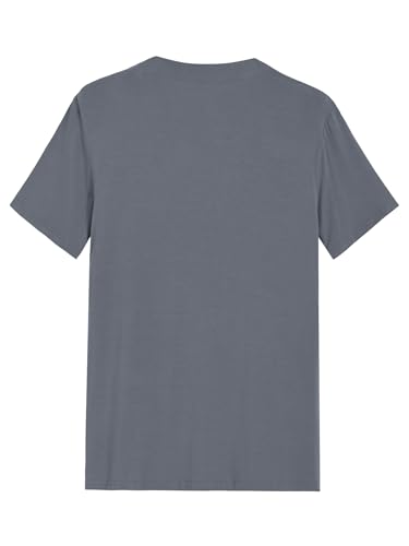 Image of Latuza Men's Viscose Pajama Top Button Up Sleep Shirt