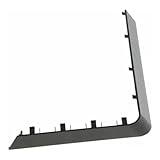 Durlo Reemplazo de la tapa de la ranura del disco duro HDD, protector de plástico para la consola PS-4 Slim (negro)