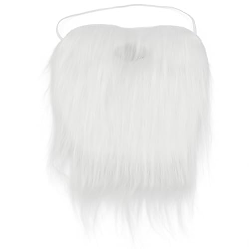 Weihnachtsmann Bart Weißer, künstlicher Bart, Nikolaus Beard mit...