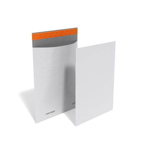 Coastwide Professional Self-Sealing Poly Mailer, 10-inch x 13-inch, White, 200/Carton (CW56580VS)